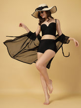 Padded Black 3 pc Swim Set